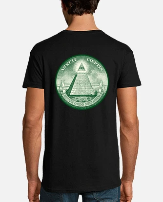 Dollar All Seeing Eye Illuminati Freemasons Pyramid T-Shirt Dollar All Seeing Eye Illuminati Freemasons Pyramid T-Shirt