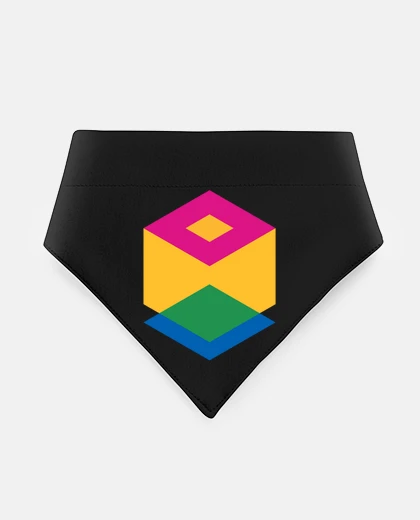 Mascotas illusion d optique , cube design moderne abstraction abstrait 