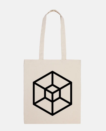 Sac illusion d optique cube sac étudiante physique chimie fourre-tout 