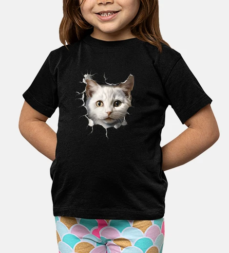 Abbigliamento Illusione trompe loeil di gatto umorist