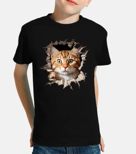 Abbigliamento Illusione trompe loeil di gatto umorist