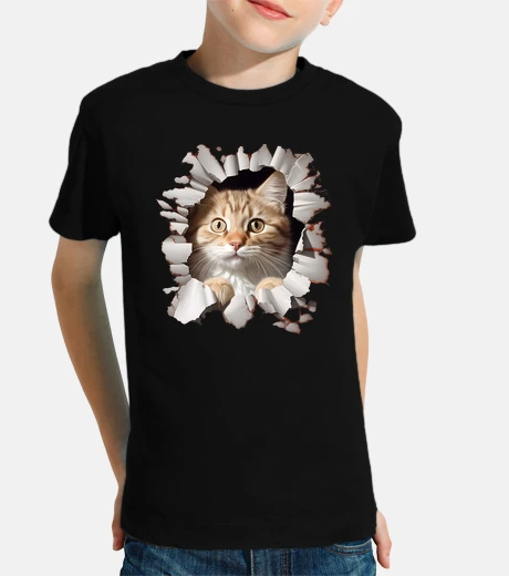 Abbigliamento Illusione trompe loeil di gatto umorist
