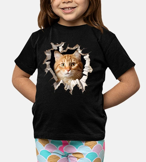 Abbigliamento Illusione trompe loeil di gatto umorist