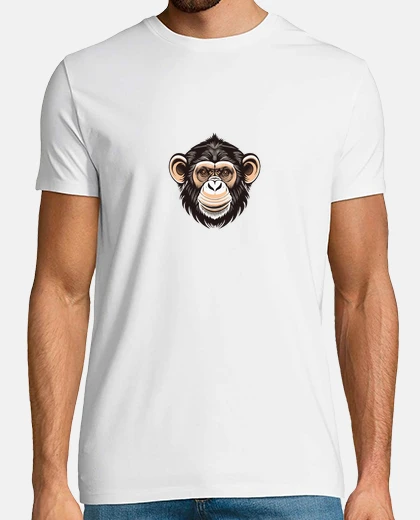 Tee-shirt illustration de chimpanzé