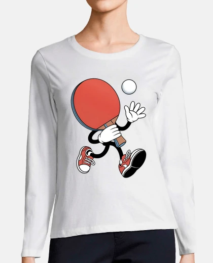 T-shirt illustrazione divertente del tennistavo