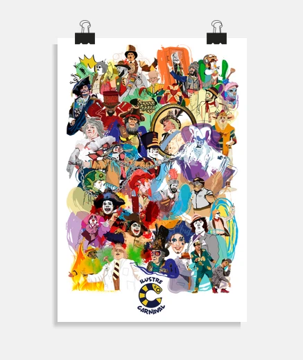 Poster illustre carnaval