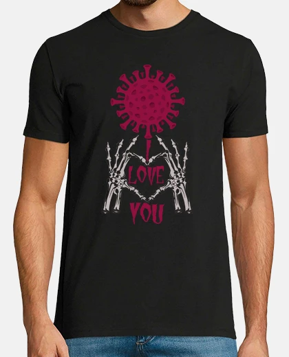 Tee-shirt ilove vous coronavirus