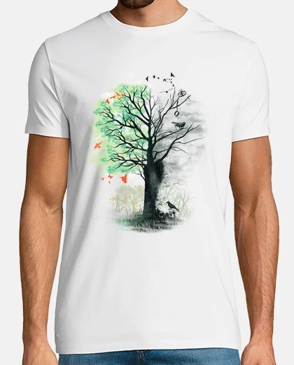 Tee-shirt ils aiment le paysage à la mort