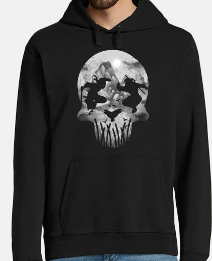 Sudadera ilusión de calavera ninja