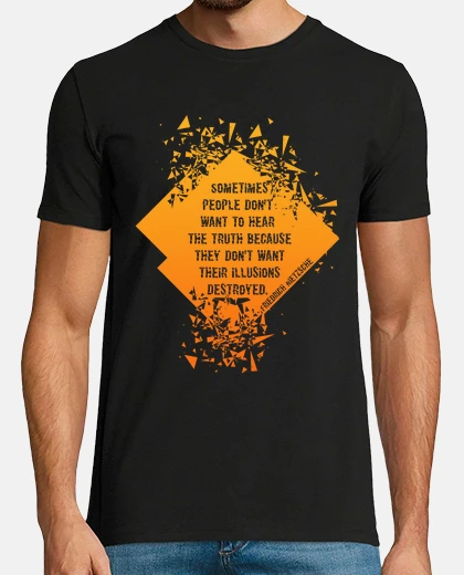 Camiseta ilusiones destruidas verdad nietzschequote