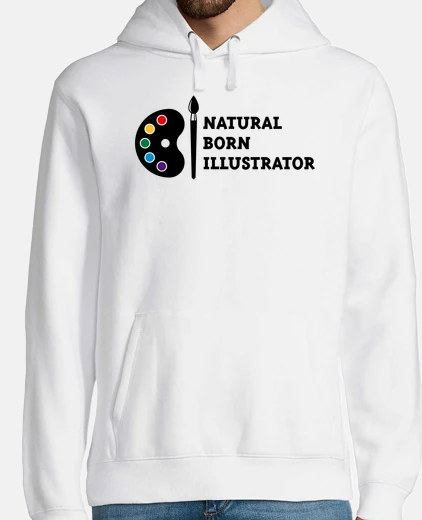 Sudadera ilustrador nato - paleta
