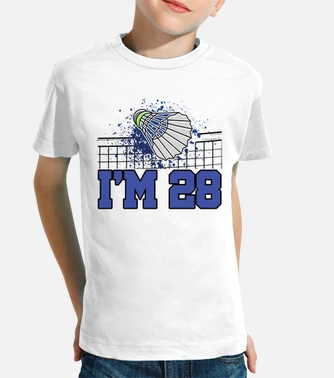 Im 28 racket sports badminton player camiseta tostadora