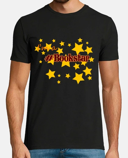Camiseta I'm a bookstar naranja