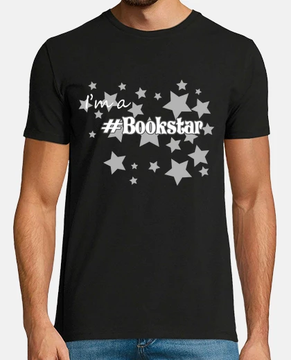 Camiseta I'm a bookstar negro