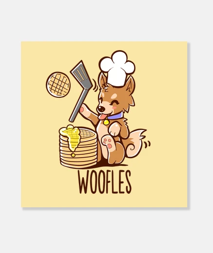 Lienzo I'm Making Woofles