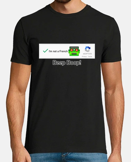 Camiseta Im not a French Beep Boop