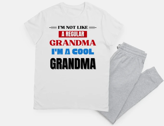 Pyjama Im Not Like A Regular Grandma Im A Cool Grandma