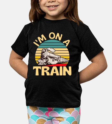 Children's Im On A Train Railway Lover Locomotive