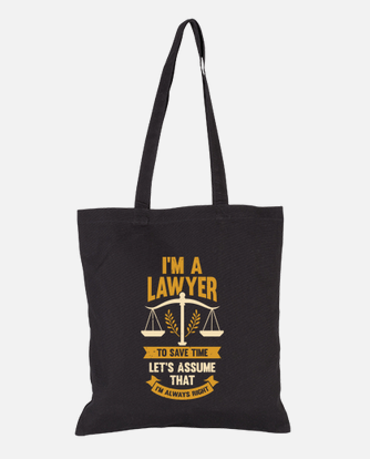 If I Say First Of All Lawyer Advocate Gift Idea Tote Bag by Haselshirt -  Fine Art America