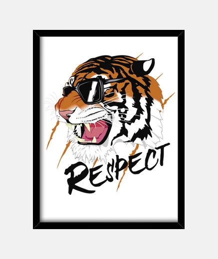 Cadre image tigres sauvages animaux félins