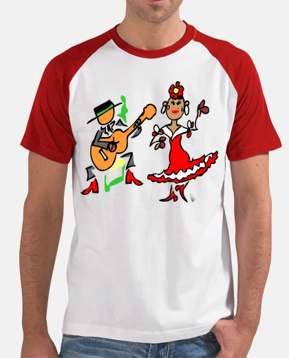 T-shirt immagine fla men co