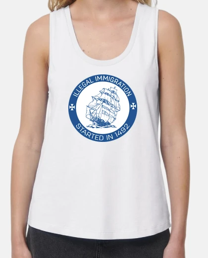 Tee-shirt immigration légale et illégale