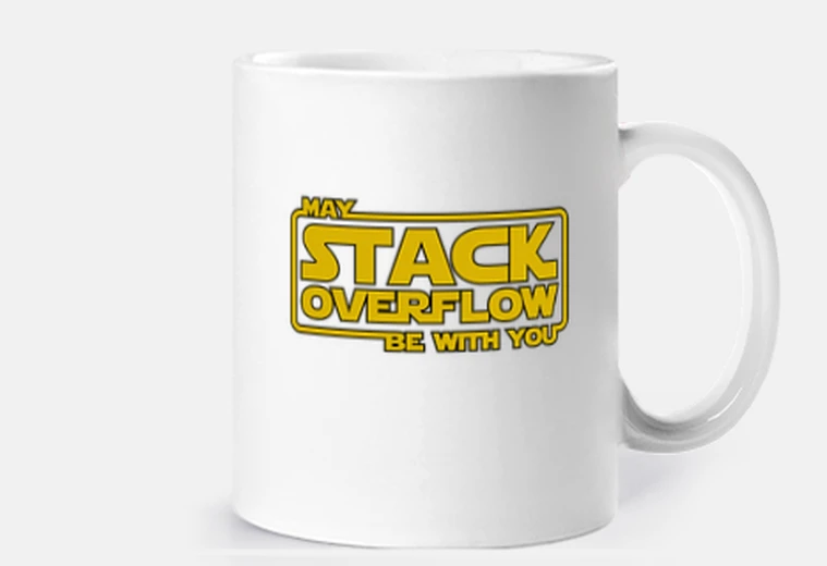 Tazza impilare over flusso con you