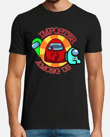 Tee-shirt imposteur parmi nous joueur jeu vidéo jeu geek gaming