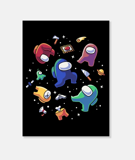 Tableau imposteurs dans l39espace - parmi nous 