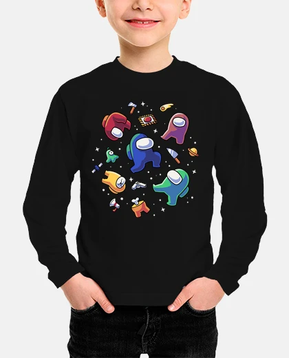 Kids impostors in space - among us crewmates