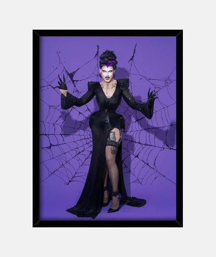 Cadre imprimer avec la peinture glamniss monster mash