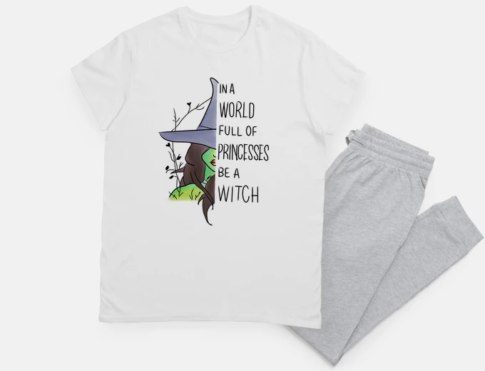 Pyjama in a world full of princesses be a witc
