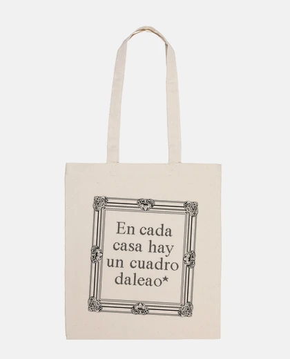 Bag in every house there is a daleao black painting - bag