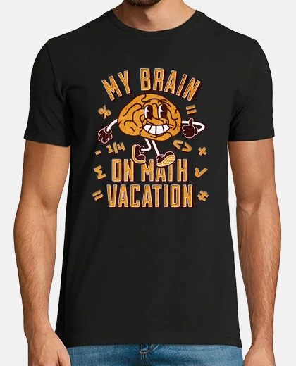 T-shirt in matematica mi faccio schifo il cerve