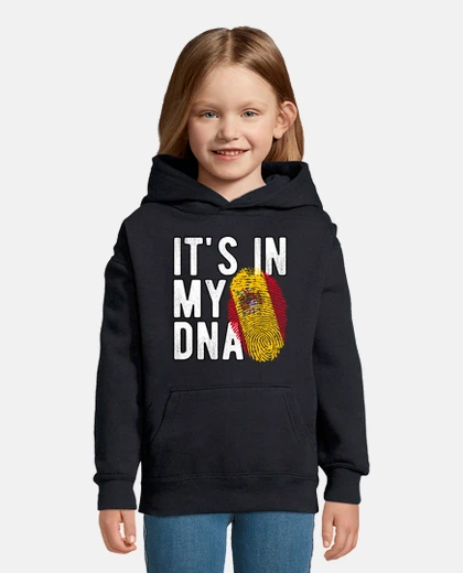 Kids In My DNA Spain Flag T-Shirt