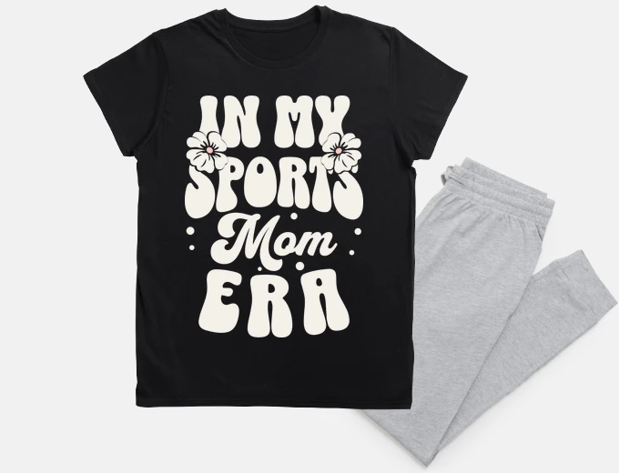 Pajama in my sports mom era