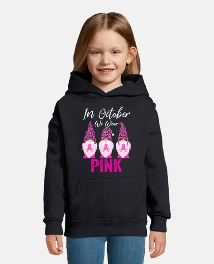 Kids In October We Wear Pink Gnomes