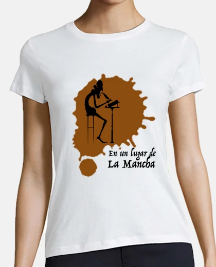 T-shirt in un punto dlei macchia