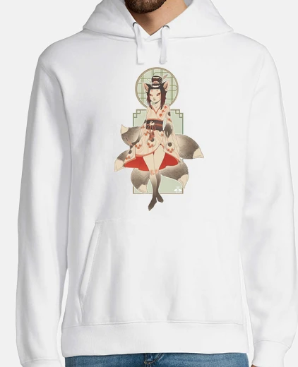 Sudadera Inari Kitsune in red