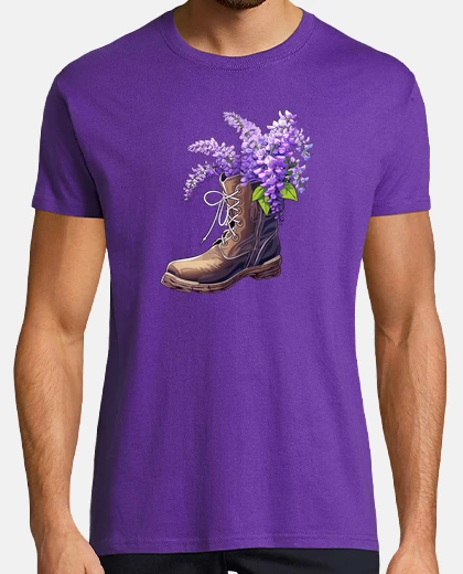 T-shirt incantevoli gradini di glicine scarpe d