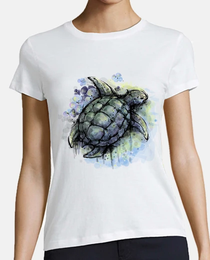 T-shirt inchiostro di tartaruga