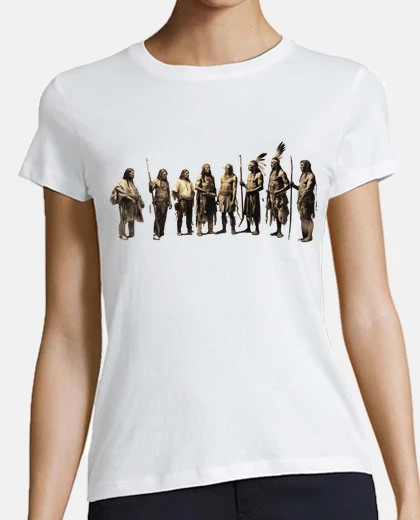 Tee-shirt indiens tribu camps sioux chef