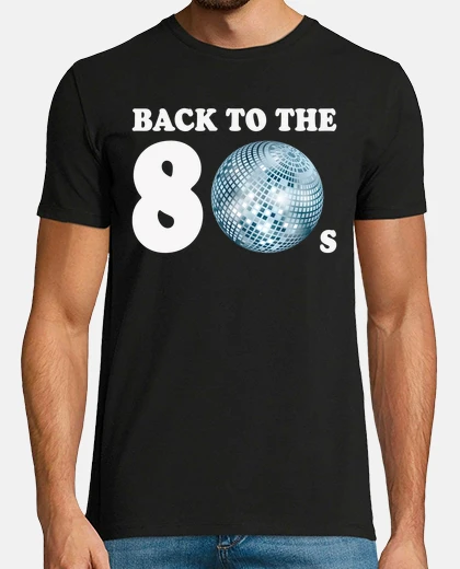 T-shirt indietro agli anni 3980 - anni ottanta