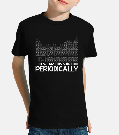 Abbigliamento indosso questa maglietta periodicamente