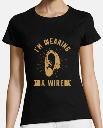 T-shirt indosso una disabilità a filo