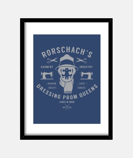 Quadro industria dell'abbigliamento rorschach