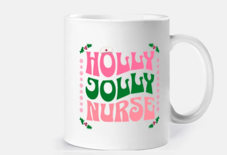 Tazza infermiera di Natale