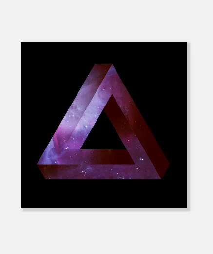 Wall infinite penrose triangle