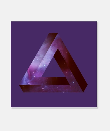 Wall infinite penrose triangle