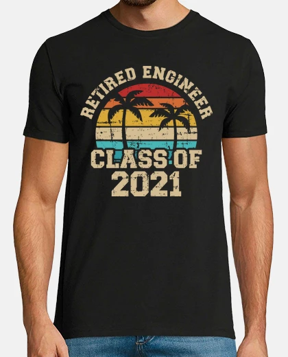 T-shirt ingegnere in pensione 2021
